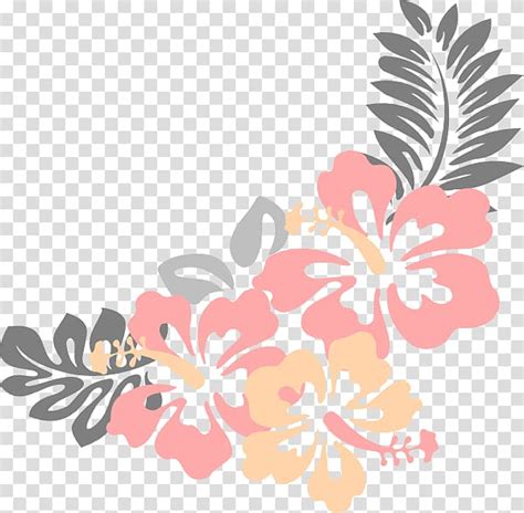 Pink And White Flowers Illustration Hawaiian Hibiscus Computer Icons