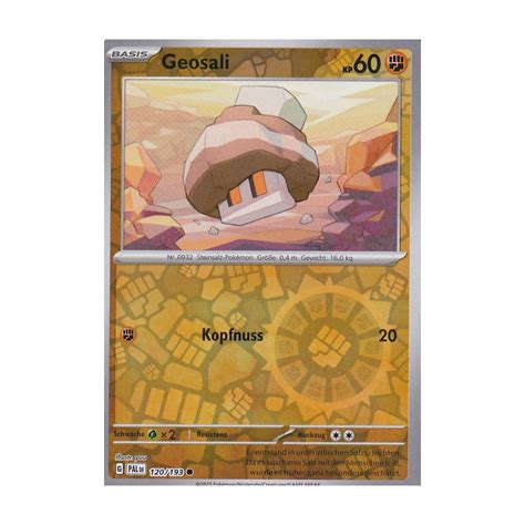 Geosali Reverse Holo Entwicklungen In Paldea Pokemon Karte Kaufen