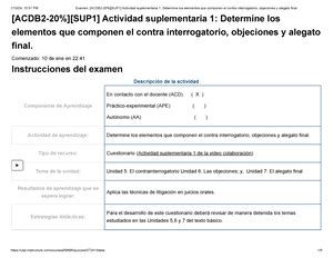 Foro Analice El Caso Planteado E Identifique Los Elementos Que