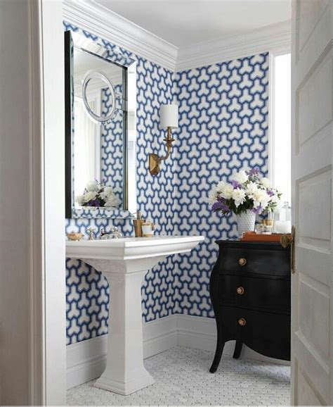 29 Fabulous Wallpaper Ideas To Try For Your Powder Bathroom