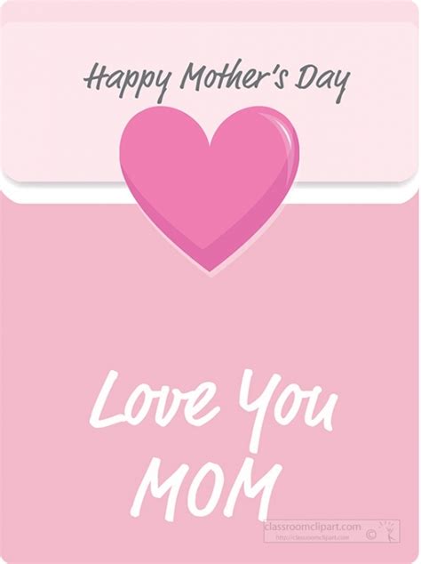 I Love You Mom Happy Mothers Day