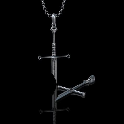 Narsil Sword of Isildur Necklace Narsil Broken Sword Necklace - Etsy