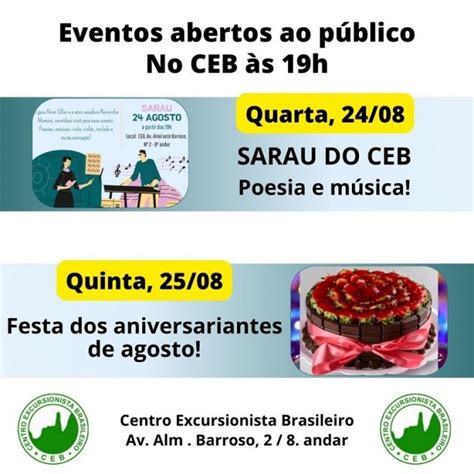 Festa Dos Aniversariantes De Agosto Ceb Centro