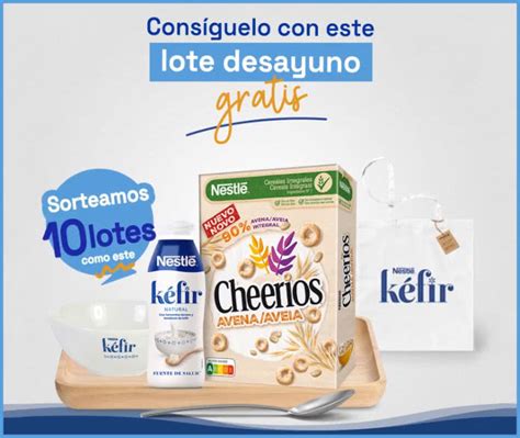 Nestlé sortea 10 lotes de productos Regalos y Muestras gratis