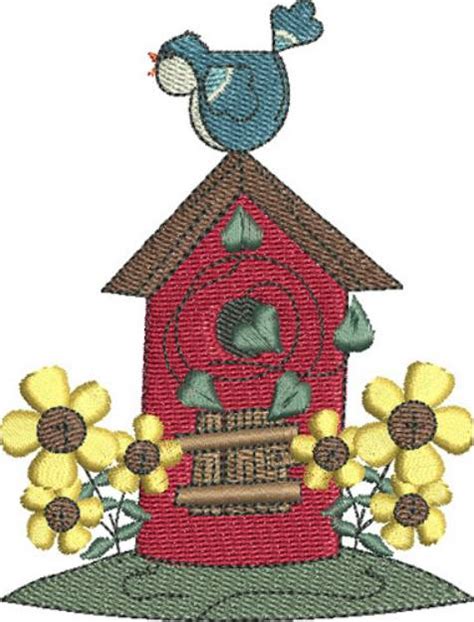 Roof Top Birdhouse Machine Embroidery Design Embroidery Library At