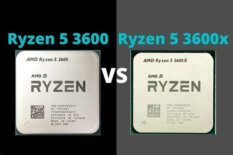 Ryzen 5 3600 Vs 3600x What Are The Differences Between Amds Two