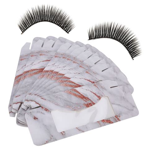 White Pcs False Eyelashes Storage Case False Eye Lashes Grafting