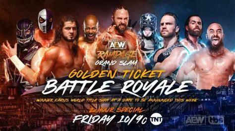 Aew Rampage Grand Slam Results Golden Ticket Battle Royal