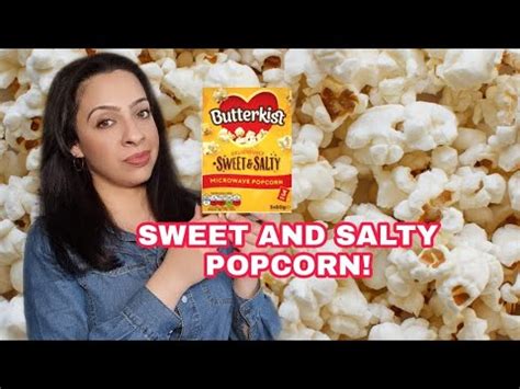 Butterkist Sweet And Salty Popcorn Review Youtube