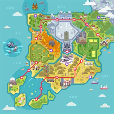 Map of Fake Pokémon Locations