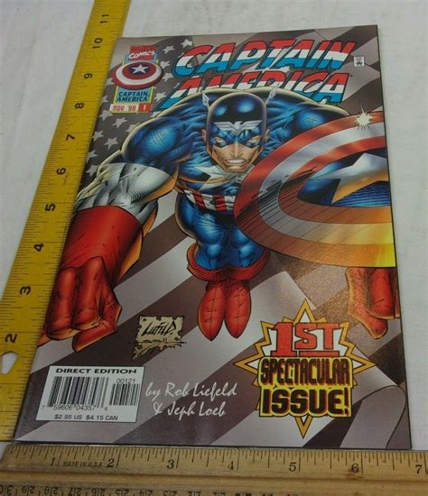 Captain America Comic Book Variant Nm Rob Liefeld St Rikki