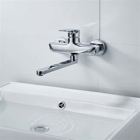 Momali Design Instant Hot Water Tap Long Tube Brass Faucet Shower Bath Tap With Pipe Sanitary