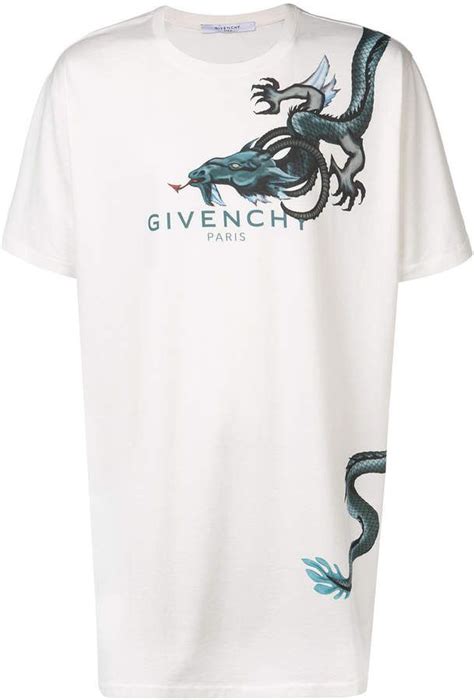 Givenchy Logo Dragon Print T Shirt Givenchy Logo Givenchy Man Logo Dragon Big Artwork Saint