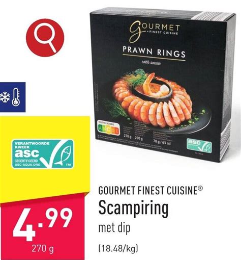 GOURMET FINEST CUISINE Scampiring 270g Promotie Bij ALDI