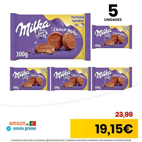 Milka Bolachas Wafers De Chocolate De Leite G Pack Unidades