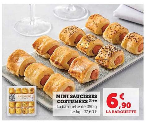 Promo Mini Saucisses Costum Es Chez Super U Icatalogue Fr