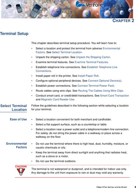 Verifone OMNI3750G Point Of Sale Terminal User Manual 22399 Book