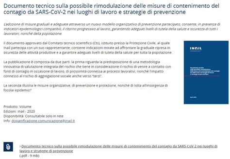 Documento Tecnico Sulla Possibile Rimodulazione Delle Misure Di