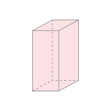 diagram rectangular prism royalty  images stock