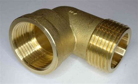 1 BSP Brass Male X Female Elbow