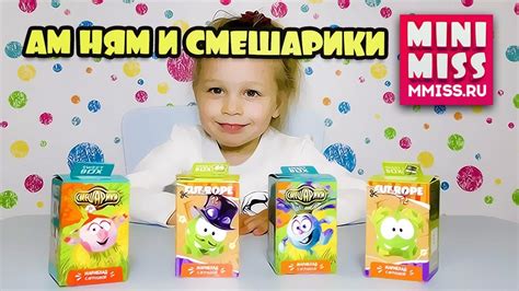 Ам Ням и Смешарики от Свит Бокс распаковка #MiniMiss - YouTube