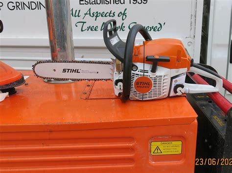 Stihl Ms C On A Bar Chainsaws Arbtalk The Social Network