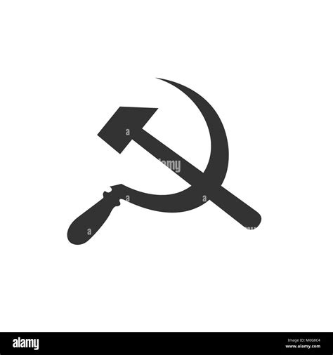 Hammer And Sickle Communist Symbol Vector Stock Photo Alamy