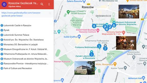 Rzesz W Gezilecek Yerler Haritas Gezilecek Yollar