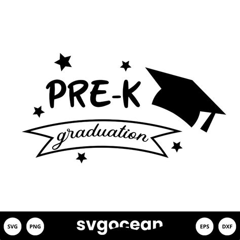 Pre K Graduation Svg Vector For Instant Download Svg Ocean — Svgocean