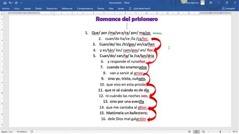 Romance Del Prisionero 5º Primaria Youtube