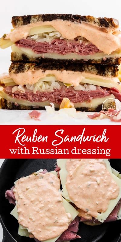 Reuben Sandwich W Homemade Russian Dressing A Pinch Of Healthy