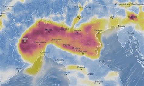 Allarme SMOG Nel Nord Italia PM10 E PM2 5 In Aumento La MAPPA Delle