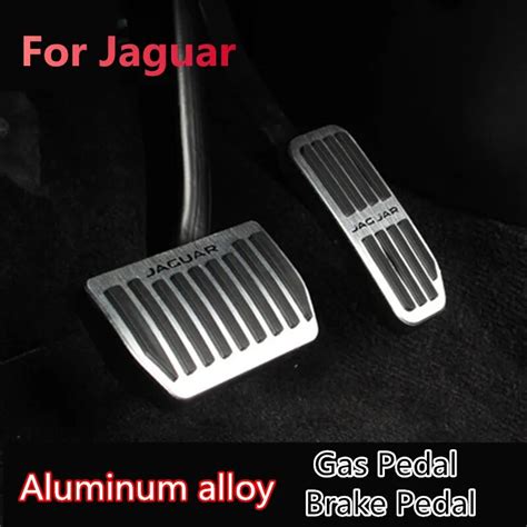 Aluminum Alloy Car Accessory Gas Pedal Brake Pedal For Jaguar XE XF F