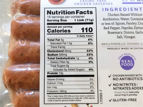 Costco Andouille Sausage Made With Chicken Super Healthy