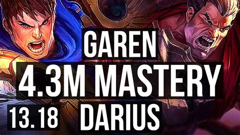 Garen Vs Darius Top M Mastery Rank Garen Games