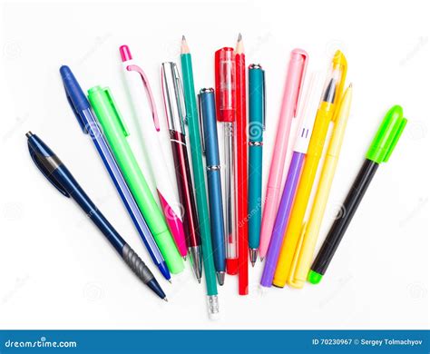 Pens And Pencils Stock Image Image Of Supply Back Pencils 70230967