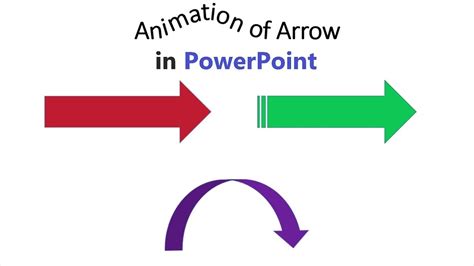 How To Make Animation Of Arrow In Powerpoint Youtube