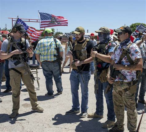 Open Carry Texas Members Protest Outside Odessa Bar San Antonio