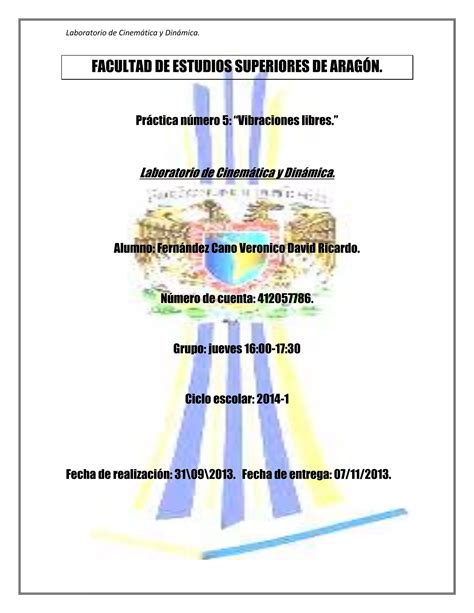 Practica 5 Sistema Masa Resorte PDF