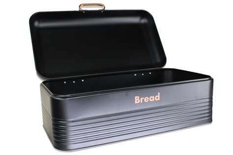 Retro Design Two Loaf Bread Bin With 3 Piece Matching Canister Set