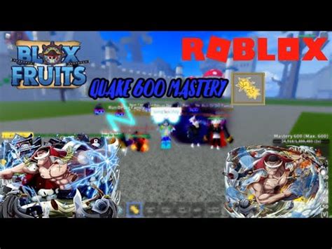 ROBLOX SỨC MẠNH KHỦNG KHIẾP CỦA QUAKE 600 MASTERY VÀ CÁI KẾT BỊ NGƯỜI