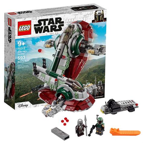 Star Wars LEGO Boba Fett S Starship 75312 Toys Gadgets ZiNG Pop