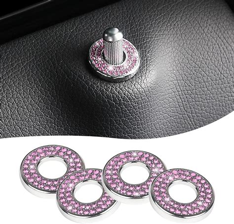 Amazon Sodcay Pack Bling Car Inner Door Lock Covers Rhinestones