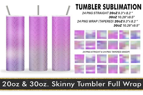 Tumbler Sublimation Purple Art Deco Graphic By Artnoy Creative Fabrica