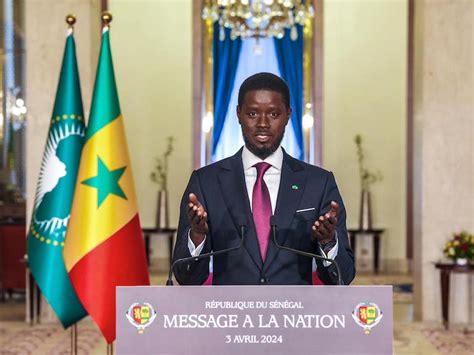 Sénégal Première Adresse à La Nation De Bassirou Diomaye Faye