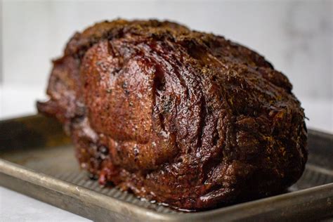 Our Traeger Smoked Prime Rib Roast Is A Boneless Rib Roast Seasoned