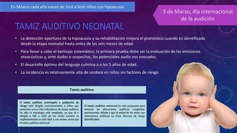 Tamiz Auditivo Neonatal Ppt