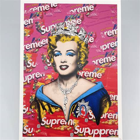 【未使用】death Nyc 世界限定100枚 アートポスター Warhol アンディウォーホル マリリンモンロー Supreme