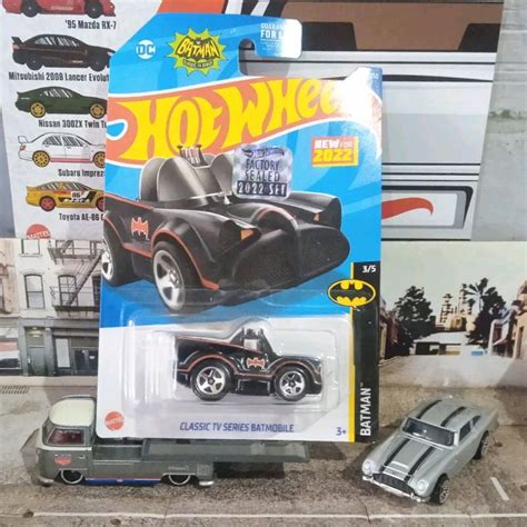 Jual Hotwheels Hot Wheels Factory Sealed Us Card Akta Batman Classic Tv Series Batmobile