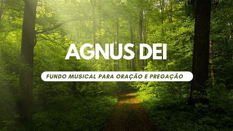 Agnus Dei Fundo Musical Para Oração E Para Pregação Youtube